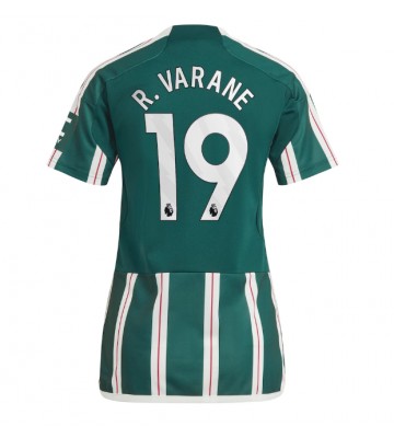 Manchester United Raphael Varane #19 Replica Away Stadium Shirt for Women 2023-24 Short Sleeve